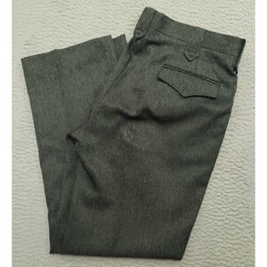 Circle S Western Wear Mens 36 (35x32) Ranch Dress Pants Cowboy Gray Brown Heathe